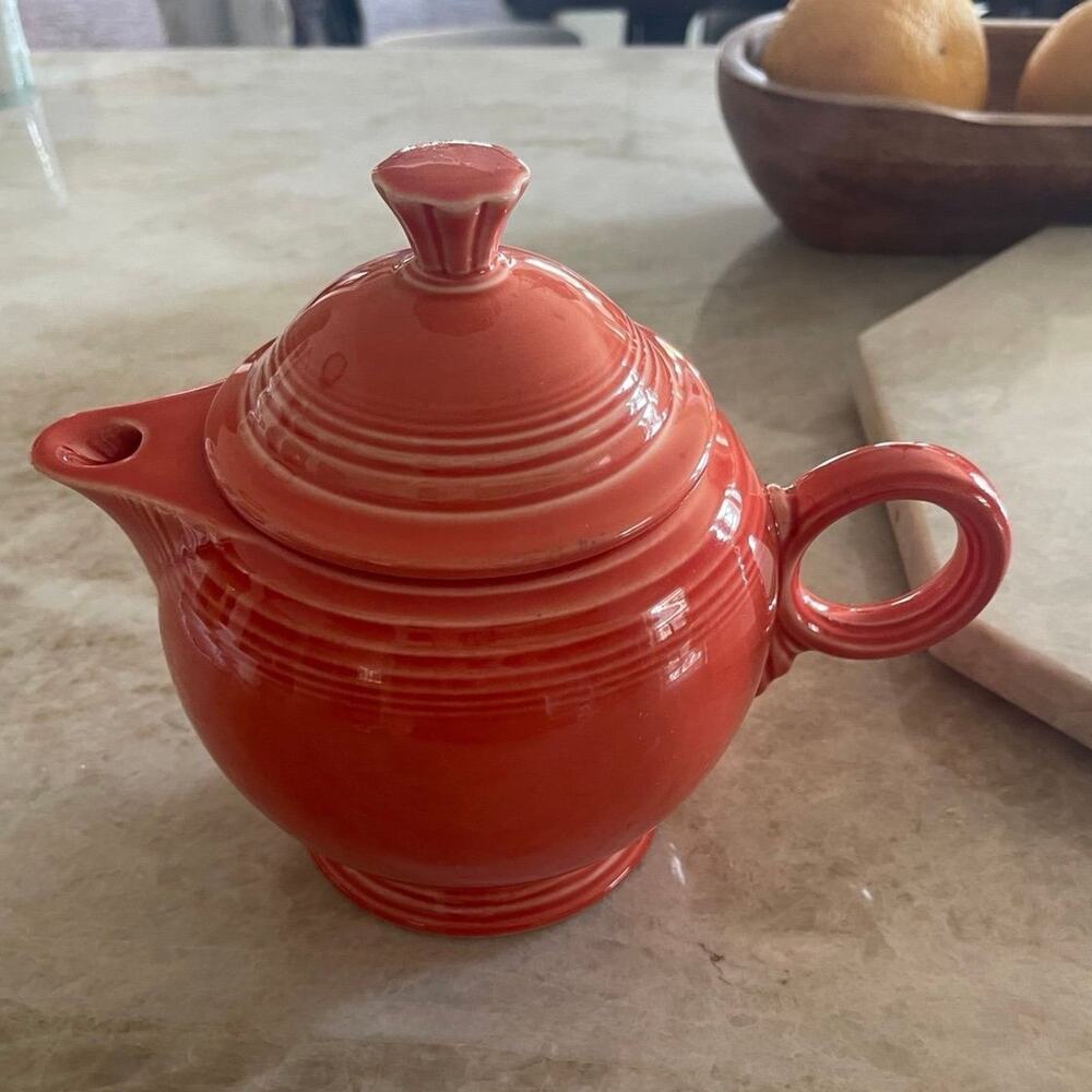 Fiesta Teapot persimmon